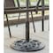 Gardenised Decorative Cast Iron Patio Umbrella Base, 24 lbs Round QI003817 - alternate 3